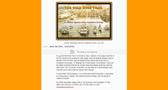 Desktop Screenshot of goldrushtrail.org