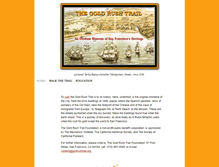 Tablet Screenshot of goldrushtrail.org
